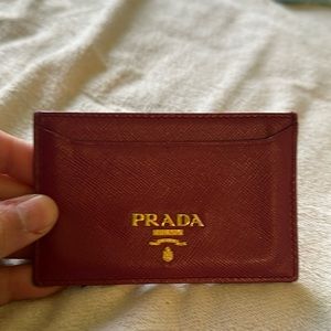 Prada card holder as is